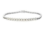 Jewellery, BRACELET, 18K white gold, in auction: Christmas – Saturday 13 December