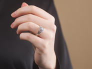 Jewellery - RING, 18K white gold - View 3