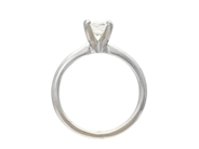 Jewellery - SOLITAIRE RING, 14K white gold - View 2