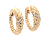 Jewellery - HOOP EARRINGS, 18K gold - View 1