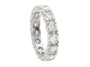 Jewellery, FULL ETERNITY RING, 18K white gold, in auction: Christmas – Saturday 13 December
