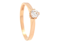 Jewellery, SOLITAIRE RING, 18K gold, in auction: Lilla jewellery – Tuesday 16 December 2025