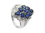 Jewellery, RING, 18K white gold, in auction: Christmas – Saturday 13 December