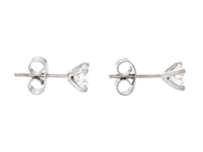 Jewellery - SOLITAIRE EARRINGS, 18K white gold - View 2