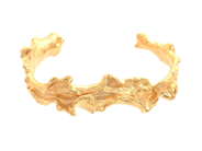 Jewellery - BANGLE, gold-plated algae - View 1