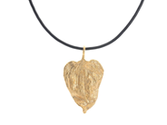 Jewellery - PENDANT, gold plated paper - View 1