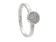 Jewellery, RING, 18K white gold, in auction: Christmas – Saturday 13 December