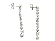 Jewellery - EARRINGS, 18K white gold - View 2