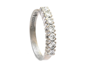 Jewellery, ETERNITY RING, 18K white gold, in auction: Lilla jewellery – Tuesday 16 December 2025