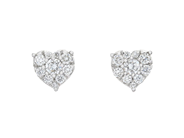 Jewellery - EARRINGS, 18K white gold - View 1