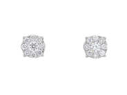 Jewellery - EARRINGS, 18K white gold - View 1