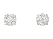 Jewellery - EARRINGS, 18K white gold - View 1