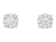 Jewellery - EARRINGS, 18K white gold - View 1