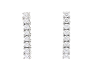 Jewellery - EARRINGS, 18K white gold - View 1