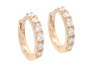 Jewellery - HOOP EARRINGS, 18K gold - View 1
