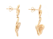 Jewellery - EARRINGS, 18K gold with 288 brilliant cut diamonds 0,81 ctw - View 2