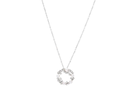 Jewellery - PEARL PENDANT WITH CHAIN, 18K white gold - View 1