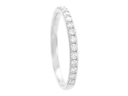 Jewellery - ETERNITY RING, 18K white gold - View 1