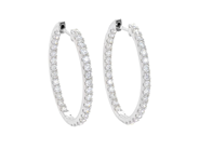 Jewellery - HOOP EARRINGS, 18K white gold - View 1