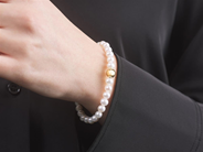 Jewellery - PEARL BRACELET, cultured freshwater pearls approx. 6,0 - 7,0 mm - View 2