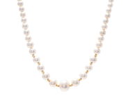 Jewellery - PEARL NECKLACE, cultured freshwater pearls - View 1