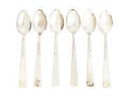 Silverware, CUTLERY, 6 items coffee spoons, in auction: General – Tuesday 17 February