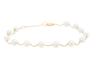 Jewellery - PEARL BRACELET, 18K gold - View 1