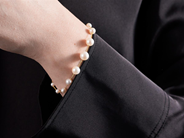 Jewellery - PEARL BRACELET, 18K gold - View 2