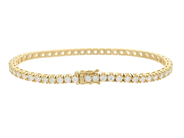 Jewellery - TENNIS BRACELET, 18K gold - View 2