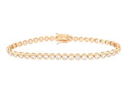 Jewellery - TENNIS BRACELET, 18K gold - View 1