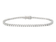 Jewellery - TENNIS BRACELET, 18K white gold - View 1