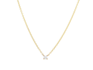 Jewellery - SOLITAIRE NECKLACE, 18K gold - View 1