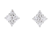 Jewellery - EARRINGS, 18K white gold - View 1