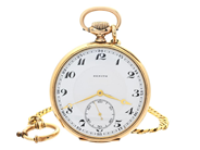 Watches, ZENITH, pocket watch, in auction: Watches – Saturday 3 January