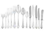 Silverware, TABLEWARE, 85 pcs, in auction: Christmas – Saturday 13 December