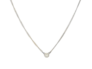 Jewellery, NECKLACE, 18K white gold, in auction: Christmas – Saturday 13 December