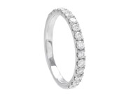 Jewellery - ETERNITY RING, 18K white gold - View 1