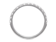 Jewellery - ETERNITY RING, 18K white gold - View 2