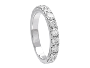 Jewellery - ETERNITY RING, 18K white gold - View 1