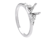 Jewellery - RING SETTING, 18K white gold - View 1