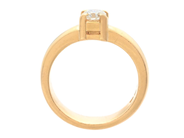Jewellery - SOLITAIRE RING, 18K gold - View 2