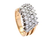 Jewellery - RING, 18K gold/white gold - View 1