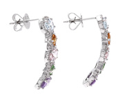 Jewellery - EARRINGS, 18K white gold - View 2