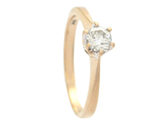 Jewellery - SOLITAIRE RING, 18K gold - View 1