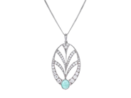 Jewellery, PENDANT/CHAIN, 18K white gold, in auction: NewYear – Saturday 27 December 2025