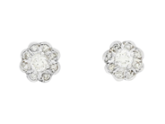Jewellery - EARRINGS, 18K white gold - View 1