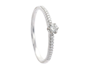 Jewellery, RING, 18K white gold, in auction: Lilla jewellery – Tuesday 13 January