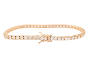 Jewellery - TENNIS BRACELET, 18K gold - View 2