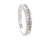 Jewellery - ETERNITY RING, 18K white gold - View 1