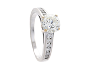 Jewellery, RING, 18K white gold, in auction: Lilla jewellery – Tuesday 13 January